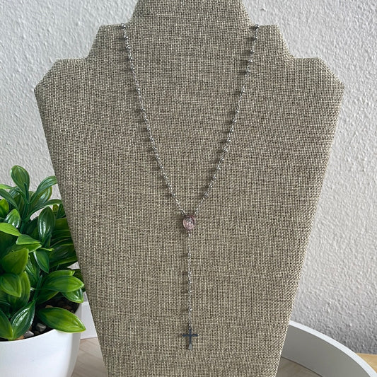 Silver Rosary